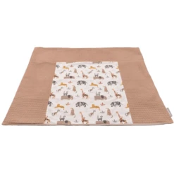 Ullenboom Funda Para Cambiador Con Motivo De Piqué Sand Savannah 75 X 85 Cm