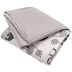 Ullenboom Funda Para Cambiador Waffle Pique Motif Gris Perezoso 75 X 85 Cm -Productos Para Bebes ullenboom funda para cambiador waffle pique motif gris perezoso 75 x 85 cm a363130 3