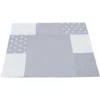 Ullenboom Patchwork Cubrecambiador Estrellas Gris 75x85 Cm