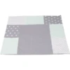 Ullenboom Patchwork Funda Para Cambiador Gris Menta 75x85 Cm